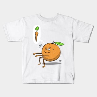 Orange fitness Kids T-Shirt